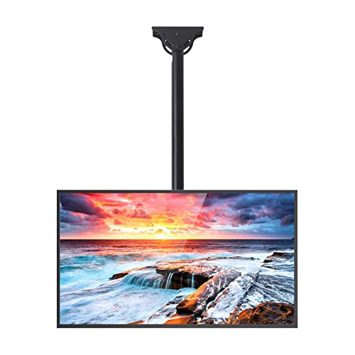 Verstellbare TV-Deckenhalterung mit Neigung und Drehgelenk, passend für 81,3 - 178,8 cm (32 - 70 Zoll) Fernseher, Teleskophalterung für optimale Sicht, einfache Erweiterungsschraubenmontage, perfekt von Generisch