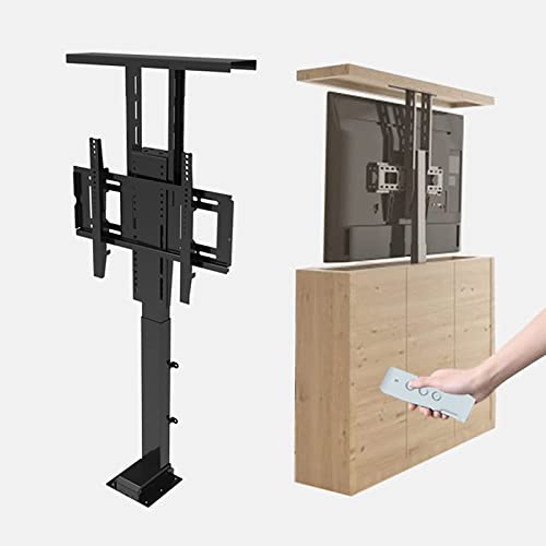 Verstellbare TV-Halterung für Fernseher - Elektrische Hebebügel, Teleskop-Design, versteckt im Schrank, Tragfähigkeit bis zu 60 kg, reibungslose Bewegung Verstellbare TV-Halterung für Fernseher - Elektrische Hebebügel, Teleskop-Design, versteckt im Schrank, Tragfähigkeit bis zu 60 kg, reibungslose Bewegung von Generisch