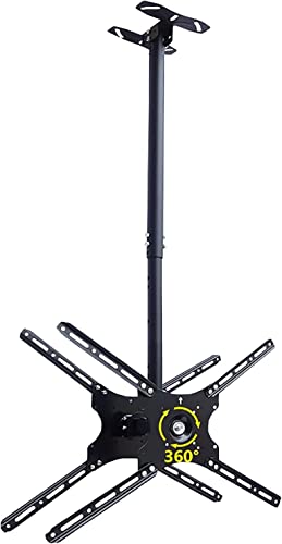 Verstellbare doppelseitige TV-Deckenhalterung für 32-55 Zoll LED-Bildschirme, 360° Drehung & neigbare Halterung, unterstützt bis zu 45 kg – perfekt für Heimkino & kommerzielle Nutzung von Generisch