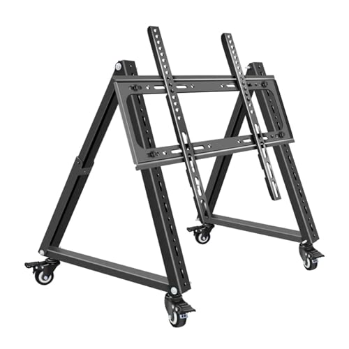 Verstellbarer TV-Wagen für 81,3 - 178,8 cm (32 - 70 Zoll) Fernseher mit Plasma-Unterstützung, höhenverstellbarer LED-LCD-Monitorwagen SC5100 (SC5100-411) von Generisch