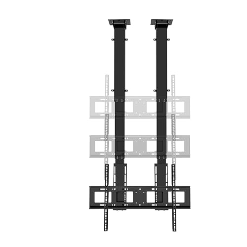 Verstellbarer elektrischer TV-Heber für 55-120 Zoll Fernseher – motorisierte Deckenhalterung mit Fernbedienung, Teleskop-Auto-Lift (90–220 cm) für Heimkino von Generisch