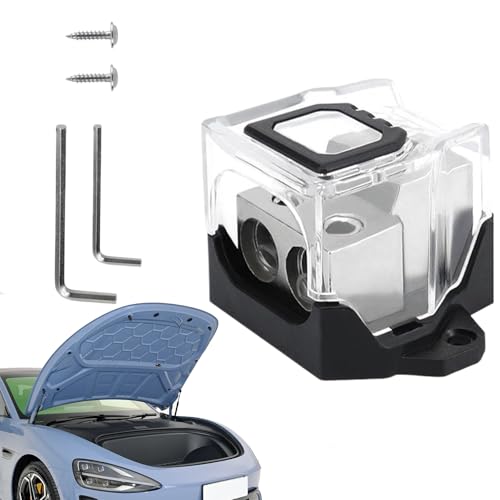 Verteilungsblock, 12V -Verteilungsblock, 12V Flammhemmende Bodenhändler - Auto Audiozubehör, Stereoverstärker für Verstärker Audiosplitter von Generisch