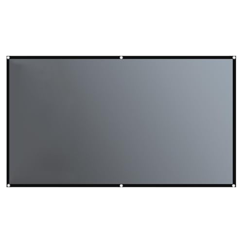 Video -Screening -Bildschirme - Kinogewebe, Anti -reflektierende Oberfläche | HD 4K HD -Leinwand 130 Zoll, Faltbarer Tragbarer Vorhang Für Die Innenausstattung Des Hauses, Professionelle Präsentatione von Generisch