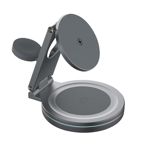 WLAN -Ladestation, Telefonladegerät | Magnetisches Ladegerät | Schnellladungsmagnetischer 360 -Grad -rotierender Telefonhalter für Reisen und Zuhause WLAN -Ladestation, Telefonladegerät | Magnetisches Ladegerät | Schnellladungsmagnetischer 360 -Grad -rotierender Telefonhalter für Reisen und Zuhause von Generisch
