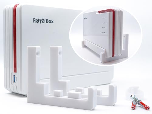 Wandhalterung Halter für Fritz!Box 5690 Pro – Halterung aus Kunststoff für Fritzbox 5690 Pro Fiber Router von Generisch