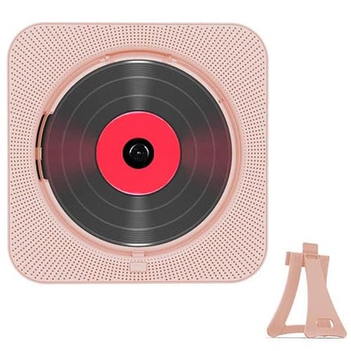 Wandmontierter CD-Player mit Bluetooth, tragbarer Musik-CD-Player mit Fernbedienung und integrierten HiFi-Lautsprechern für Zuhause, Büro und Reisen Wandmontierter CD-Player mit Bluetooth, tragbarer Musik-CD-Player mit Fernbedienung und integrierten HiFi-Lautsprechern für Zuhause, Büro und Reisen von Generisch