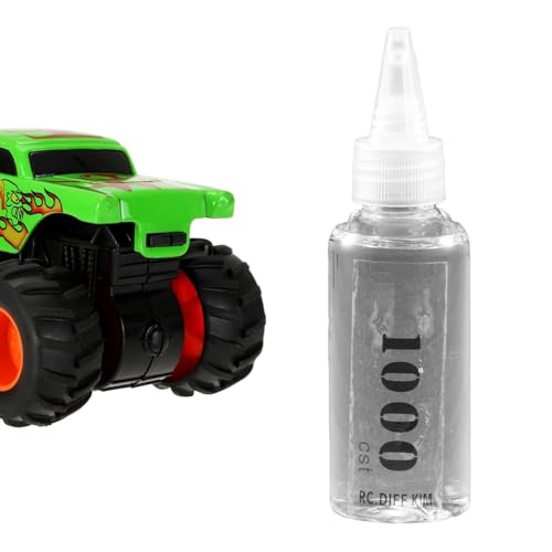 Weiches Dämpferöl für RC-Car, Silikon-Differenzialöl | RC-Car-Silikonöl -Diff-Öl,Hochreine Silikon-Stoßdämpferflüssigkeit 60 ml für Drohnen und Flugzeuge, Crawler, LKW von Generisch