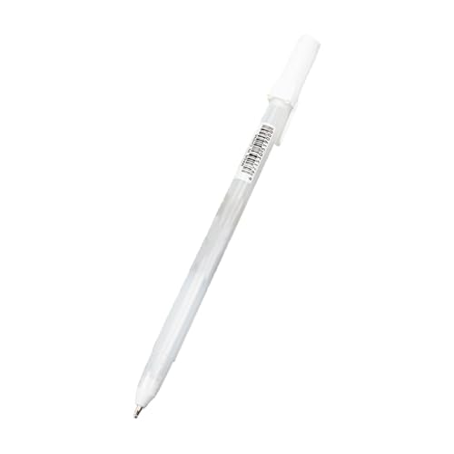 Weißer Gelstift – Weißer Gel-Rollstift | Silberner Gelstift | Markierstifte Mit Feiner Spitze | Weißer Kunststift Mit Feinem Liner | Weißer Farbstift Für Kunst | gelly rolll Stifte Weiß | Weiße von Generisch