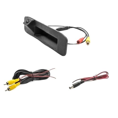 Weitwinkel-Rückfahrkamera CCD HD AHD Fisheye Rückansicht Kamera Für X204 2013 2014 2015 Kofferraum Griff für Reverse Parkplatz Monitor(A120 CVBS 680x480) von Generisch