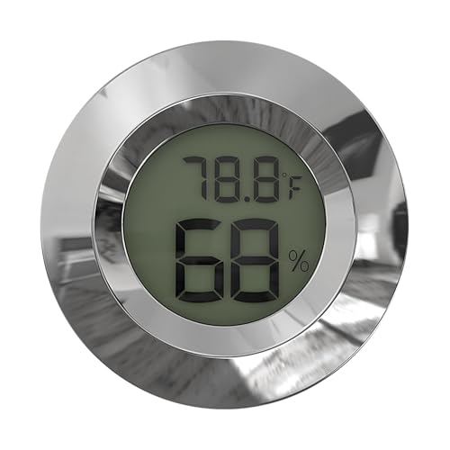 Wetterstation Analog Aus Edelstahl Analog 2 In 1 Mit Thermometer Und Hygrometer Luftfeuchtigkeitsmessgerät Mini-Hygrometer Aus Metall & ABS Für Instrumentenkoffer Weinkisten Haushalt Wetterstation Analog Aus Edelstahl Analog 2 In 1 Mit Thermometer Und Hygrometer Luftfeuchtigkeitsmessgerät Mini-Hygrometer Aus Metall & ABS Für Instrumentenkoffer Weinkisten Haushalt von Generisch