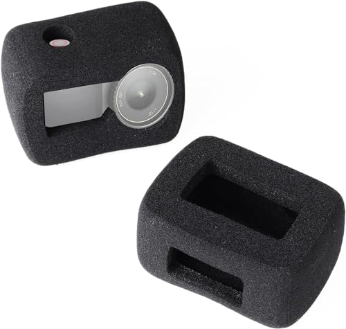 Winddichte Mikrofon-Schaumstoffabdeckung, Geräuschreduzierungsschwamm für Osmo Action 5 Pro/4/3, verbesserte Audio-Aufnahme (2 Stück) von Generisch