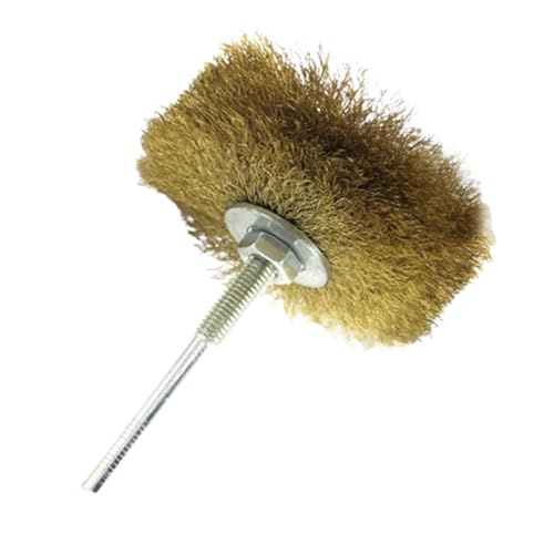 Wire Brush For Drill, Hex Shank For Rust Removal, Wire Wheel For Drill, Brass Auto Parts Adhesive Removal Polishing Cleaning Rotating Tool Brush For Drill Bits, Automotive, Grill von Generisch