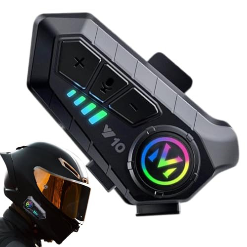 Wireless Bikers Helm Headset - Motorräder Kopfhörer, Wireless Helm Audio System | Hohe Akkulaufzeit Motorrad Kopfhörer, Intelligentes Noise Helm Headset für Biker und Fahrer Wireless Bikers Helm Headset - Motorräder Kopfhörer, Wireless Helm Audio System | Hohe Akkulaufzeit Motorrad Kopfhörer, Intelligentes Noise Helm Headset für Biker und Fahrer von Generisch