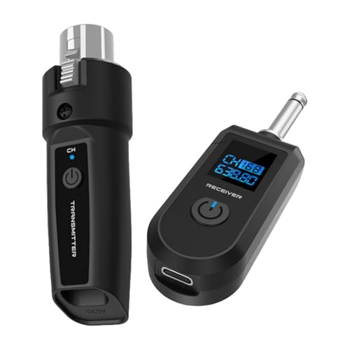 Wireless Mikrofon Adapter - Empfänger Transmitter Adapter für Mikrofon mit hoher Empfindlichkeit | Kabelloser Mikrofonadapter für DSLR | mit kabellosem Mikrofon Wireless Mikrofon Adapter - Empfänger Transmitter Adapter für Mikrofon mit hoher Empfindlichkeit | Kabelloser Mikrofonadapter für DSLR | mit kabellosem Mikrofon von Generisch