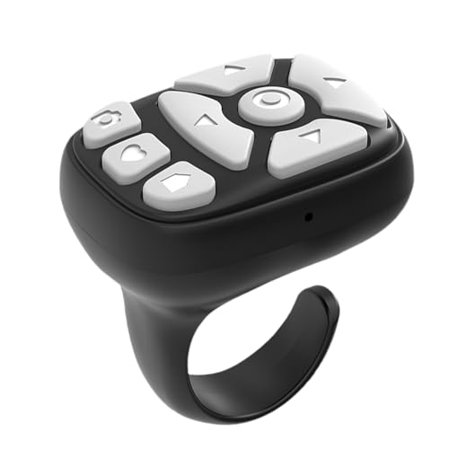 Wireless Scrolling Ring - Finger Scroller Controller, Page Turner Clicker | Handy -Video -Fernbedienung Für Handsfreen -Scrollen, Clicker Für Zuhause, Bequeme Mobile Navigation, Digital Assistant Tool Wireless Scrolling Ring - Finger Scroller Controller, Page Turner Clicker | Handy -Video -Fernbedienung Für Handsfreen -Scrollen, Clicker Für Zuhause, Bequeme Mobile Navigation, Digital Assistant Tool von Generisch