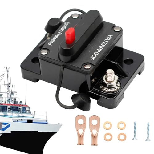 Zurücksetzen Sicherung Wechselrichter, Breaker Switches,Auto Stereo Inline Sicherungshalter Wechselrichter | RV -Verstärker -Überlastschutzschalter für Sonnensystem von Generisch