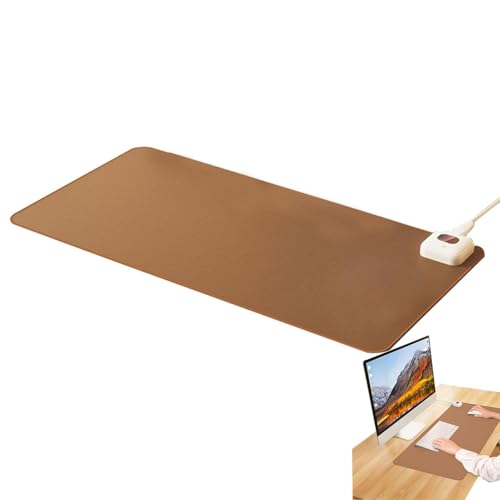 coussin chauffant de bureau | sous-main chauffant | Tapis de bureau chaud électrique à température réglable | Schreibtisch-Schreibblock, 3 Stunden automatische Abschaltung, Padwärmer für den Schreibti von Generisch