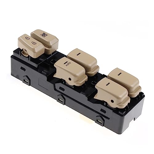 elektrischer Fensterheber Elektrischer Fensterheber für Master Control Switch Autozubehör 93570-3S000 935703S000 für Hyundai für Sonata 2011-2015 Schalter für elektrischen Fensterheber(Beige) von Generisch