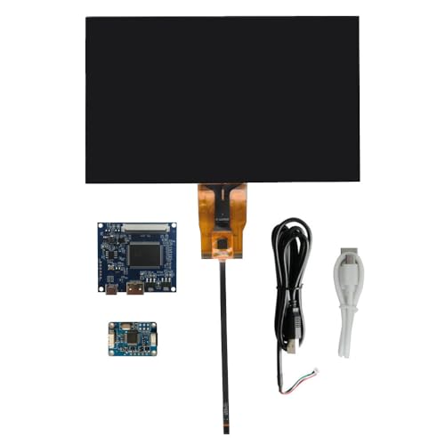 tragbarer LCD-Bildschirm mit USB-Touchscreen, Mini-HDMI und 5V-Treiberplatine - kompatibel mit Windows-PCs, Raspberry Pi, Orange Pi und Entwicklungsplatinen (7 Zoll (1024x600) IPS) von Generisch