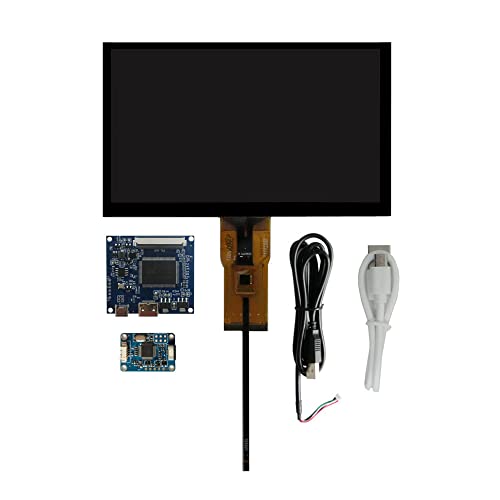 tragbarer LCD-Bildschirm mit USB-Touchscreen, Mini-HDMI und 5V-Treiberplatine - kompatibel mit Windows-PCs, Raspberry Pi, Orange Pi und Entwicklungsplatinen (7 Zoll (1024x600) TN) von Generisch