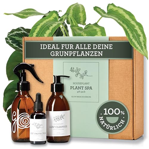 Generosa Geschenkset Plant Spa - Pflanzenschutz und Reinigung | Neemöl und Pflanzenseife | Blattläuse, Thripse und Spinnmilben Bekämpfen | Geschenke für Gartenliebhabe und Liebhaber von Zimmerpflanzen von Generosa