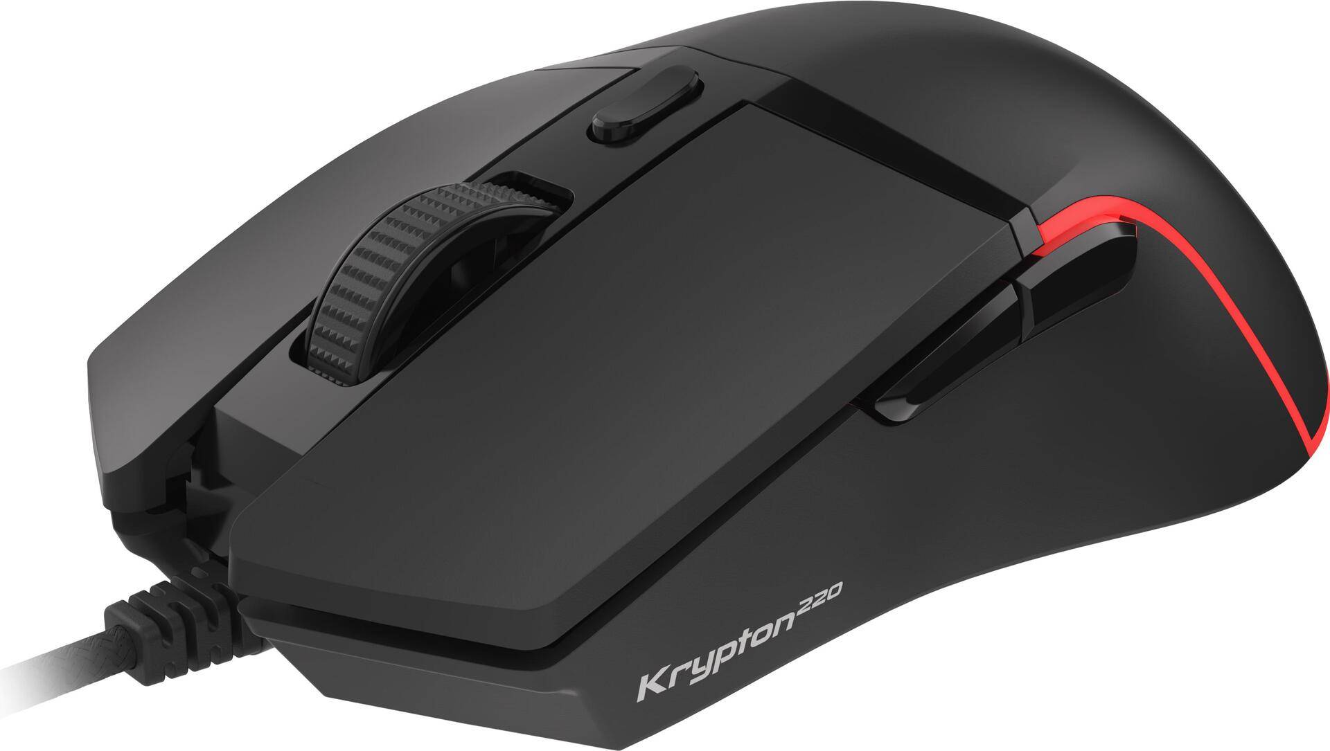GENESIS Krypton 220 Maus rechts USB Typ-A Optisch 6400 DPI (NMG-1770) von Genesis