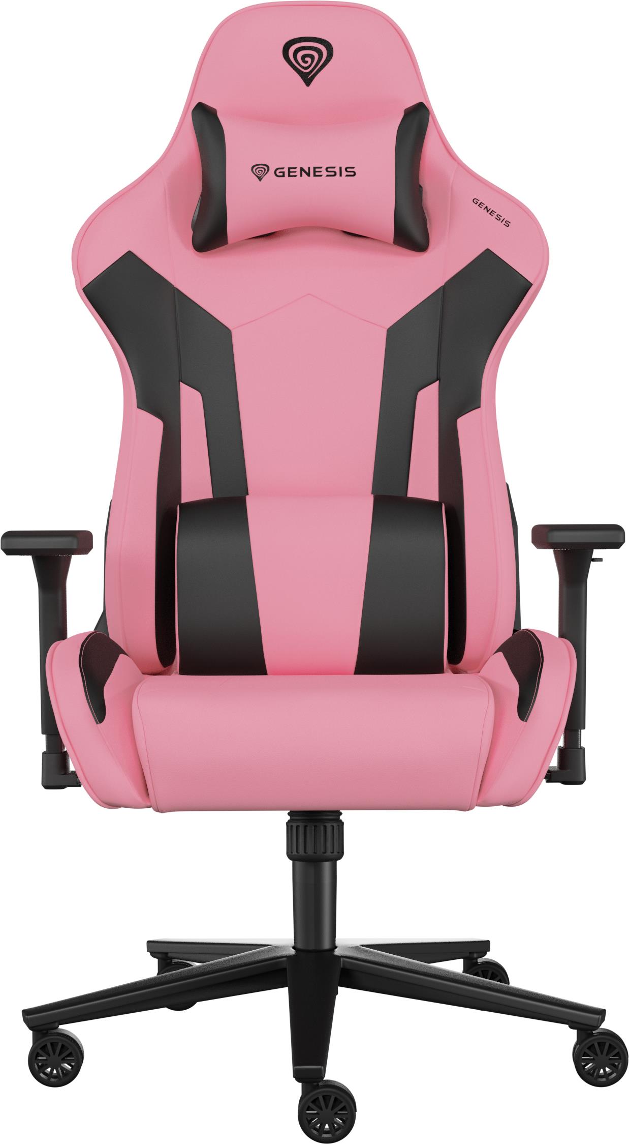 GENESIS Nitro 720 PC-Gamingstuhl Luftgefüllter Sitz Schwarz - Pink (NFG-1928) von Genesis