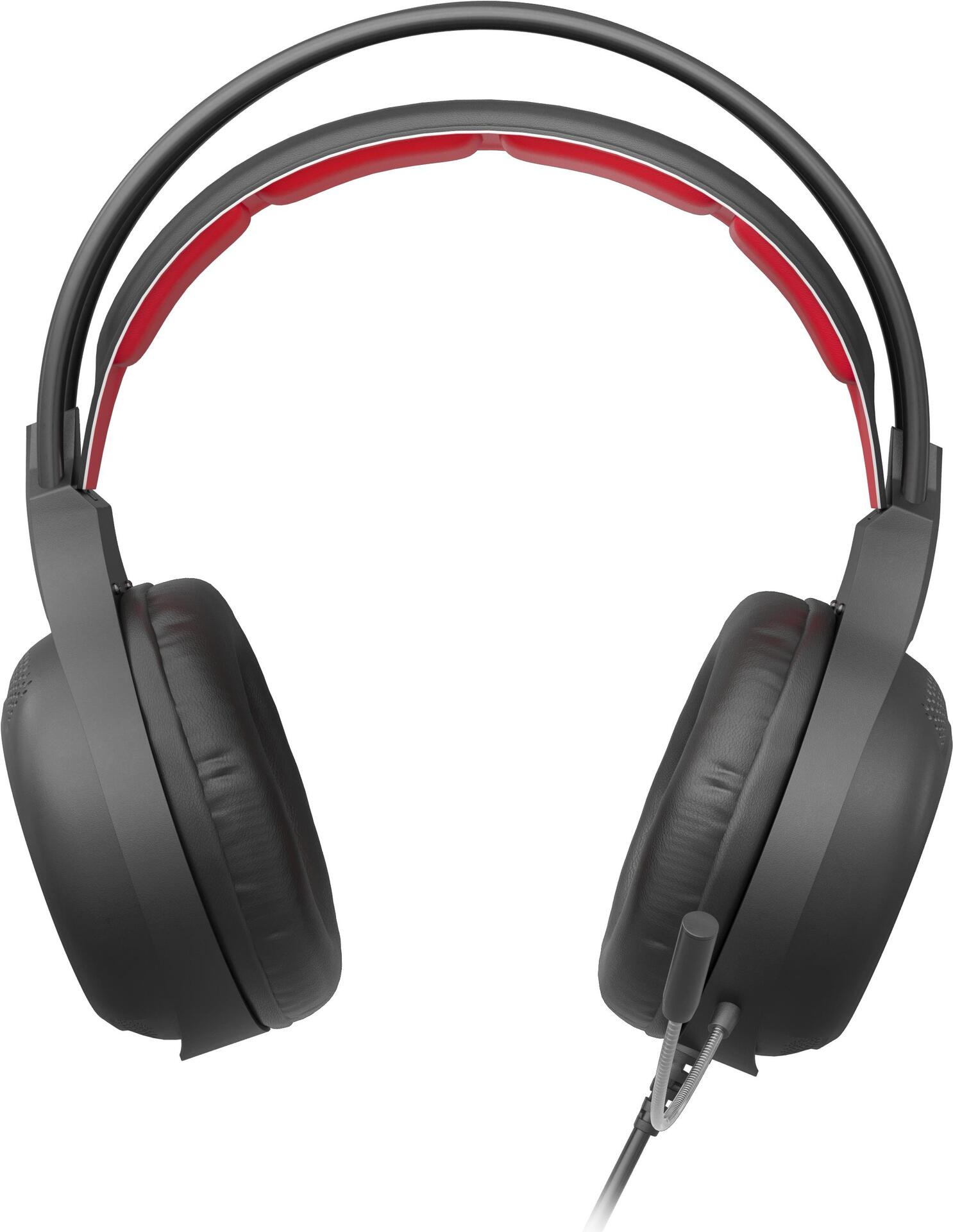 GENESIS Radon 300 Kopfhörer Kabelgebunden Kopfband Gaming USB Typ-A Schwarz - Rot (NSG-1578) von Genesis