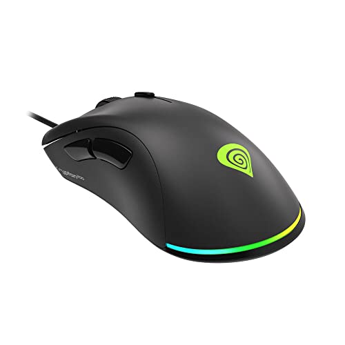 Genese Gaming Maus Krypton 200 6400 DPI RGB schwarz Genese Gaming Maus Krypton 200 6400 DPI RGB schwarz von Genesis