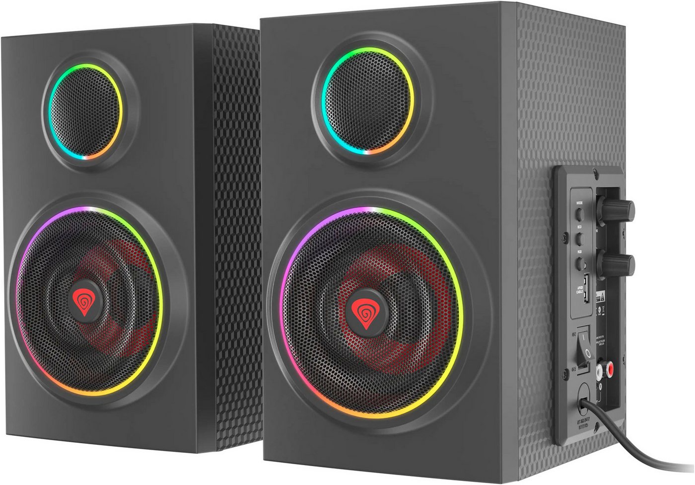 Genesis HELIUM 300BT ARGB 2.0 2.1 Soundsystem (Bluetooth, 24 W) von Genesis