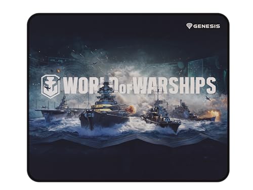 Genesis Mauspad CARBON 500 "WOWS ARMADA" M (300m x 250mm) von Genesis