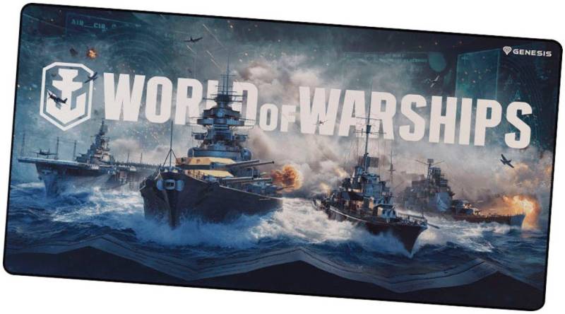 Genesis Mauspad CARBON 500 WOWS ARMADA" XXL (900mm x 450mm)" von Genesis