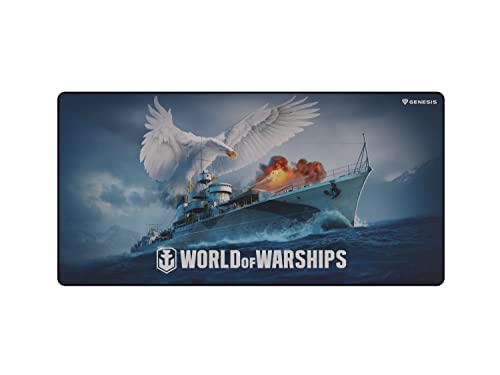 Genesis Mouse PAD Carbon 500 Maxi WOWS BŁYSKAWICA 900X450MM - Official World of Warships Mousepad von Genesis