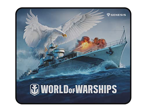 Genesis PAD Carbon 500 M WOWS BŁYSKAWICA - 300X250MM - Official World of Warships Mousepad, Multicolor von Genesis