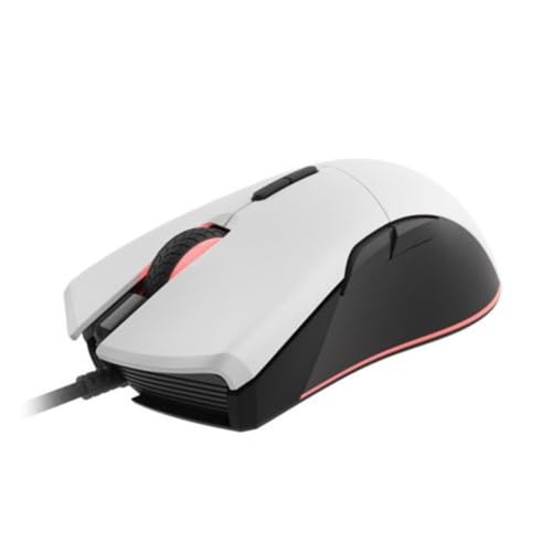 Genesis Maus rechts USB Typ A optisch, 6400 DPI, Weiß von Genesis