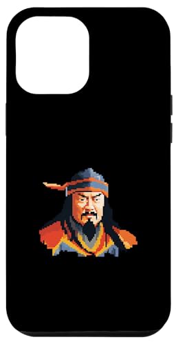 Dschingis Khan 8 Bit Hülle für iPhone 12 Pro Max von Genghis Khan Art Style Designs For Historians