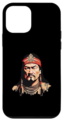 Dschingis Khan 8 Bit Hülle für iPhone 12 mini von Genghis Khan Art Style Designs For Historians