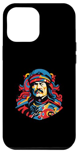 Dschingis Khan Bauhaus Hülle für iPhone 12 Pro Max von Genghis Khan Art Style Designs For Historians