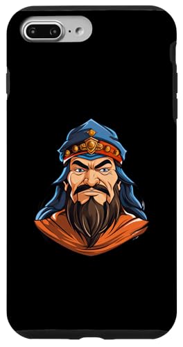 Dschingis Khan Cartoon Hülle für iPhone 7 Plus/8 Plus von Genghis Khan Art Style Designs For Historians