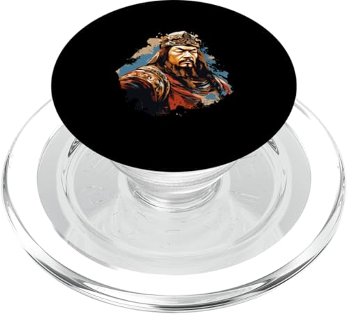 Dschingis Khan Expressionismus PopSockets PopGrip für MagSafe Dschingis Khan Expressionismus PopSockets PopGrip für MagSafe von Genghis Khan Art Style Designs For Historians