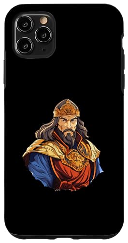 Dschingis Khan Isometrische Anime Hülle für iPhone 11 Pro Max von Genghis Khan Art Style Designs For Historians