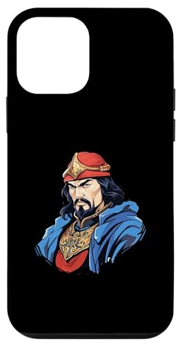 Dschingis Khan Isometrische Anime Hülle für iPhone 12 mini von Genghis Khan Art Style Designs For Historians