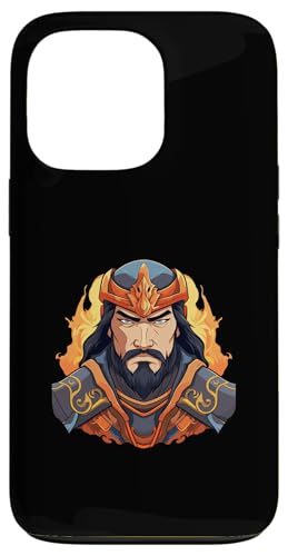 Dschingis Khan Isometrische Anime Hülle für iPhone 13 Pro von Genghis Khan Art Style Designs For Historians