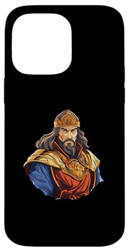 Dschingis Khan Isometrische Anime Hülle für iPhone 14 Pro Max von Genghis Khan Art Style Designs For Historians