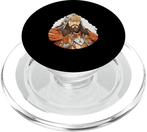 Dschingis Khan Isometrische Anime PopSockets PopGrip für MagSafe Dschingis Khan Isometrische Anime PopSockets PopGrip für MagSafe von Genghis Khan Art Style Designs For Historians