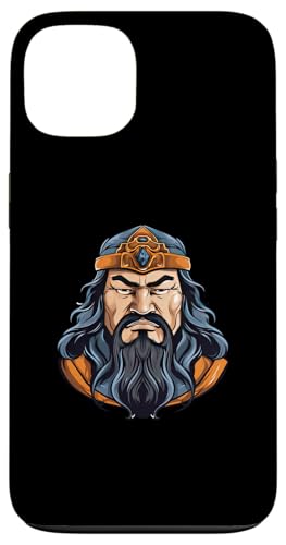 Dschingis Khan Karikatur Hülle für iPhone 13 von Genghis Khan Art Style Designs For Historians