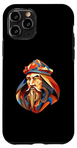 Dschingis Khan Kubismus Hülle für iPhone 11 Pro von Genghis Khan Art Style Designs For Historians