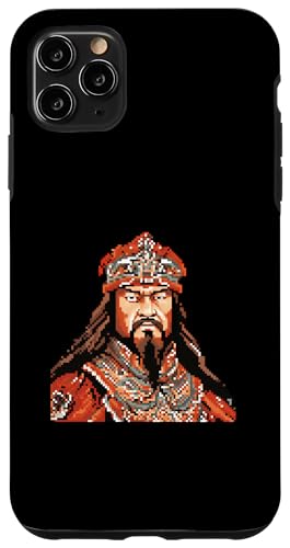 Dschingis Khan Pixelkunst Hülle für iPhone 11 Pro Max von Genghis Khan Art Style Designs For Historians