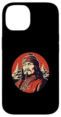 Dschingis Khan Propaganda Hülle für iPhone 14 von Genghis Khan Art Style Designs For Historians