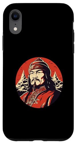Dschingis Khan Propaganda Hülle für iPhone XR von Genghis Khan Art Style Designs For Historians